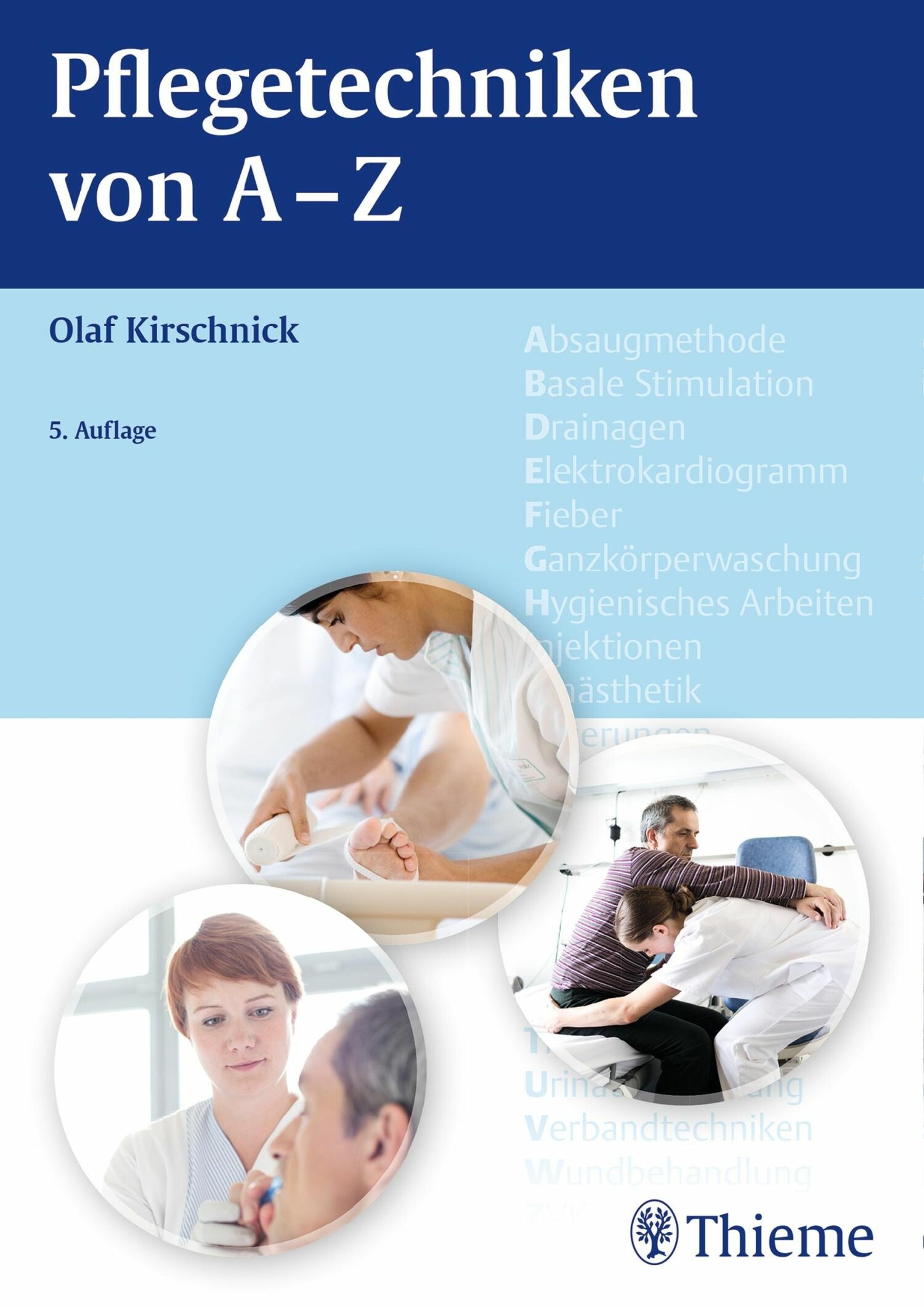 Cover Pflegetechniken von A - Z