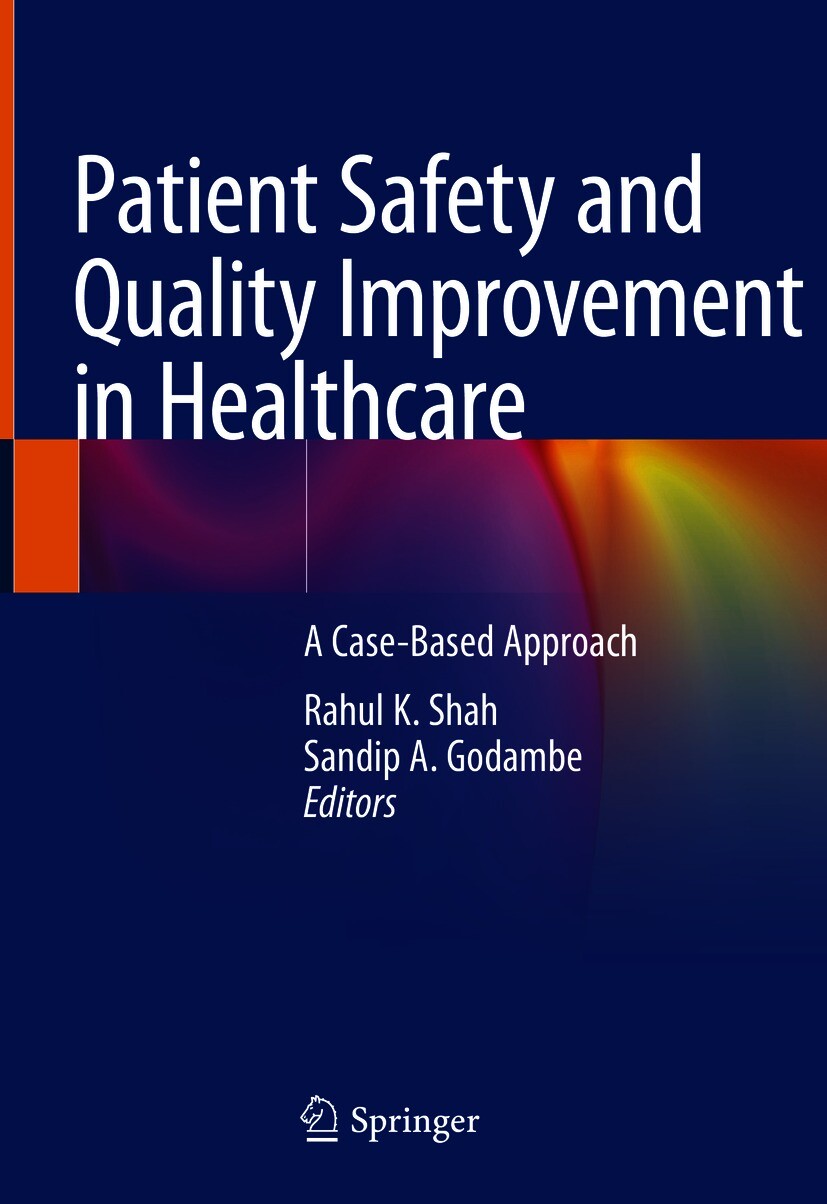 Cover Patient Safety and Quality Improvement in Healthcare