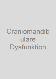 Cover Craniomandibuläre Dysfunktion