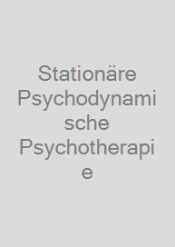 Cover Stationäre Psychodynamische Psychotherapie