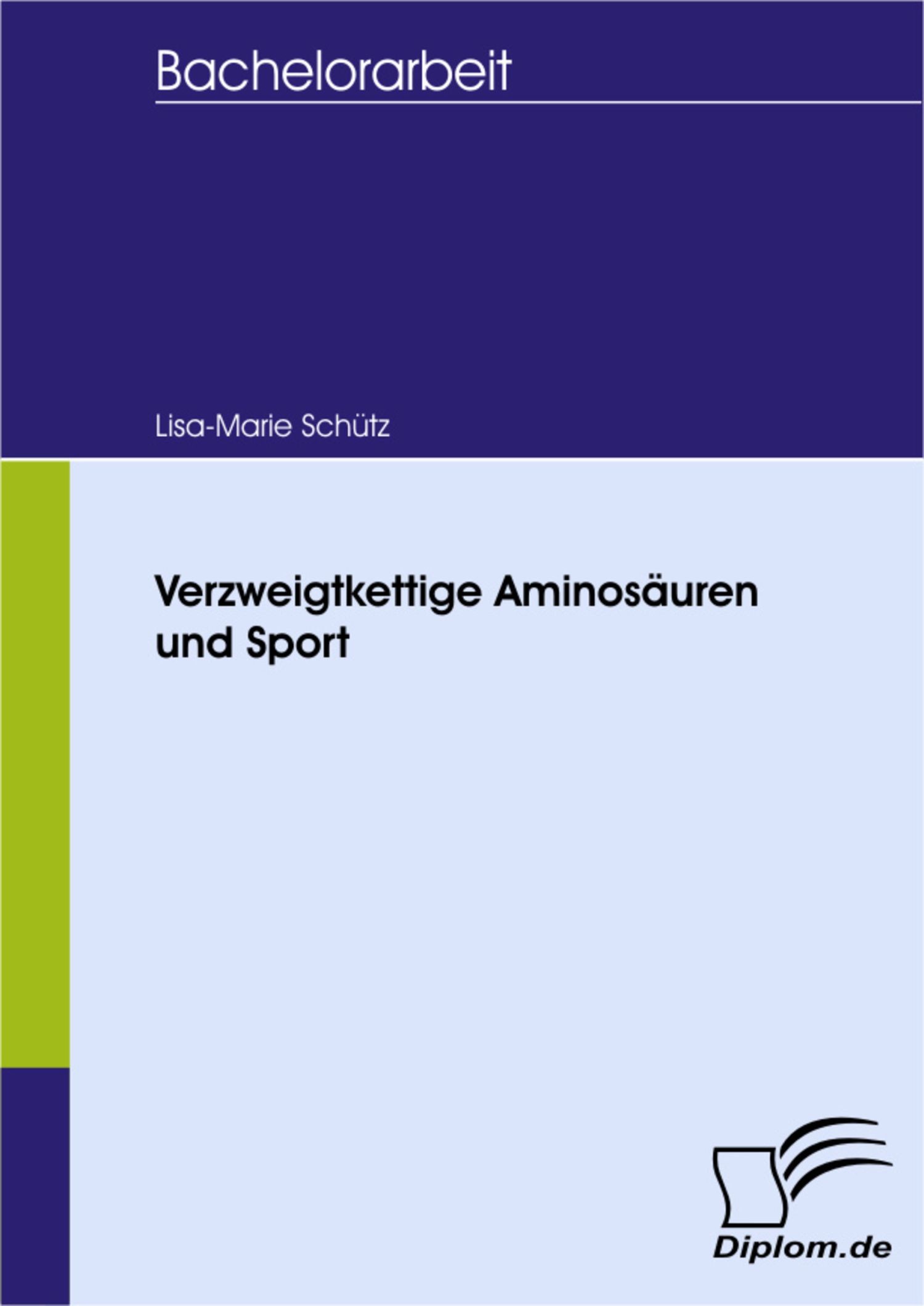 Cover Verzweigtkettige Aminosäuren und Sport