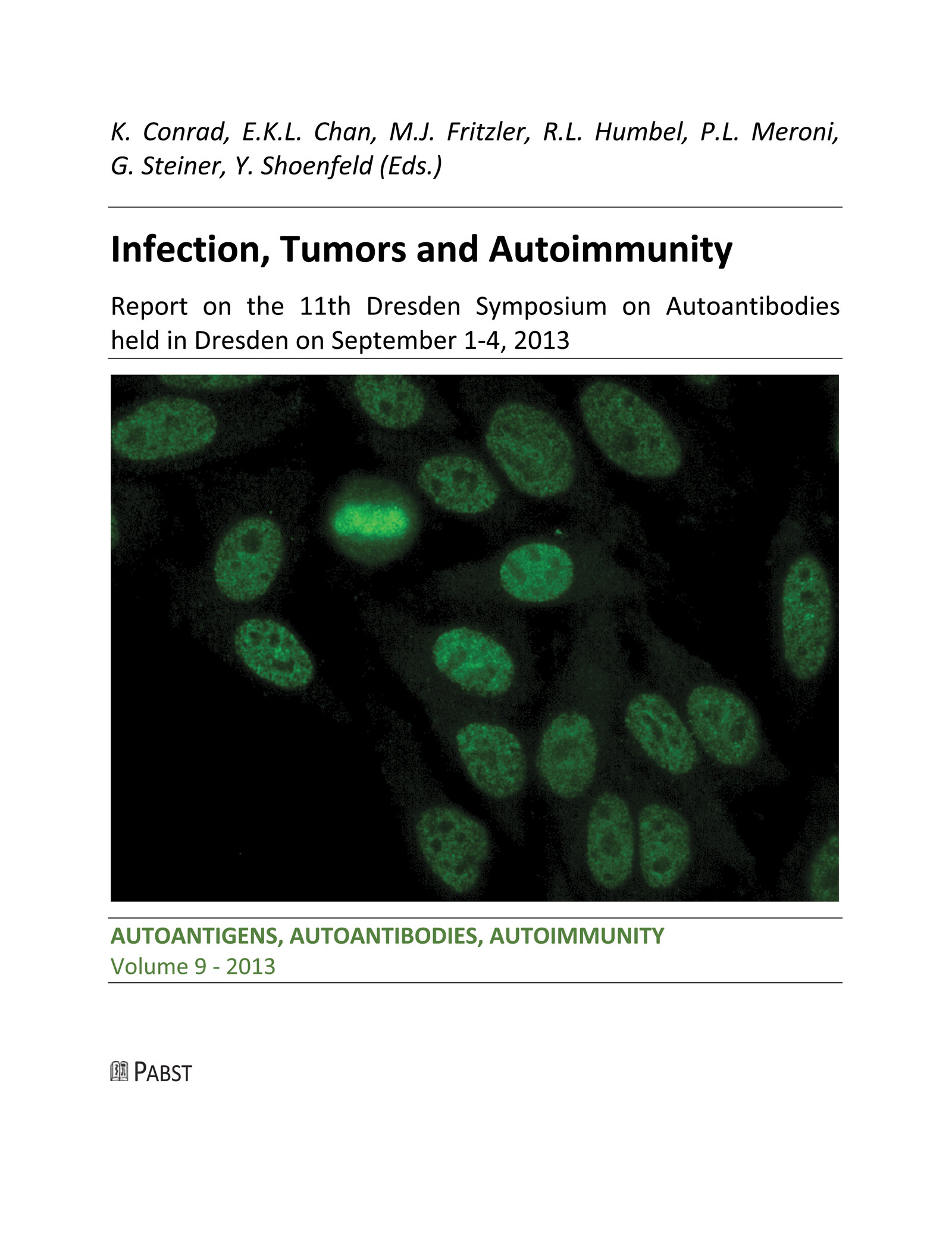 Cover Infection, Tumors and Autoimmunity