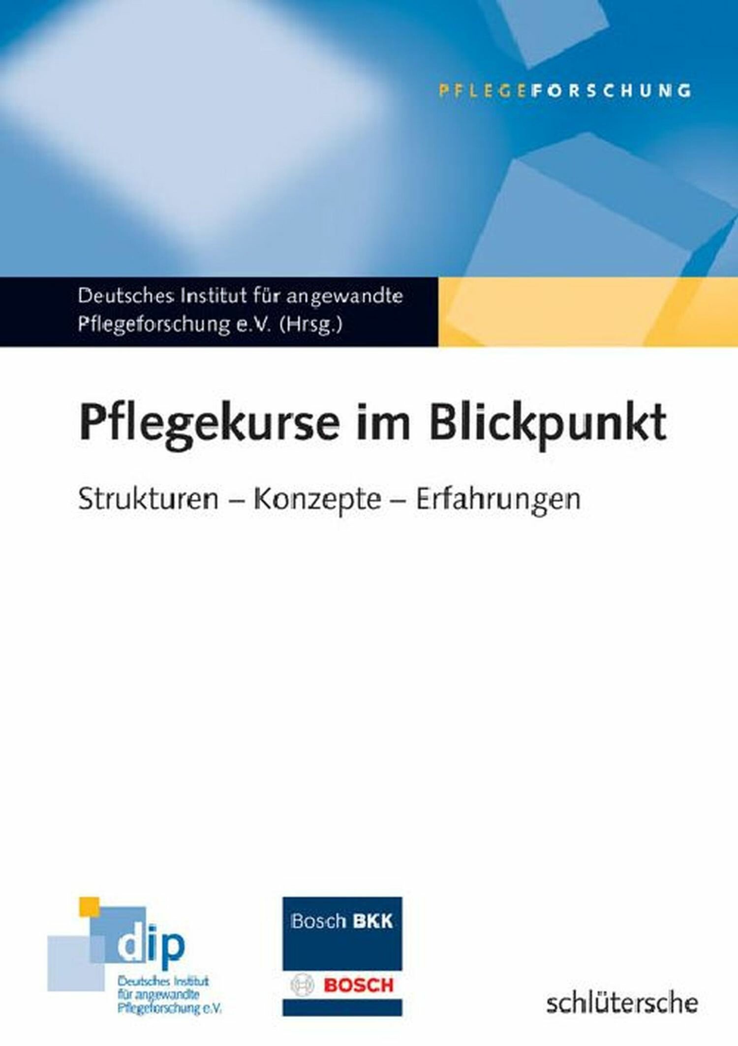 Cover Pflegekurse im Blickpunkt