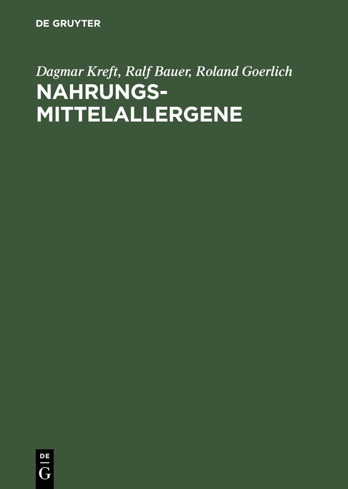 Cover Nahrungsmittelallergene