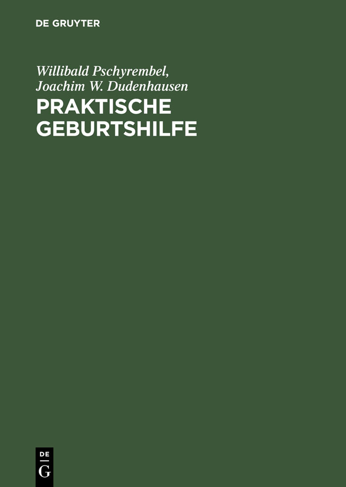 Cover Praktische Geburtshilfe