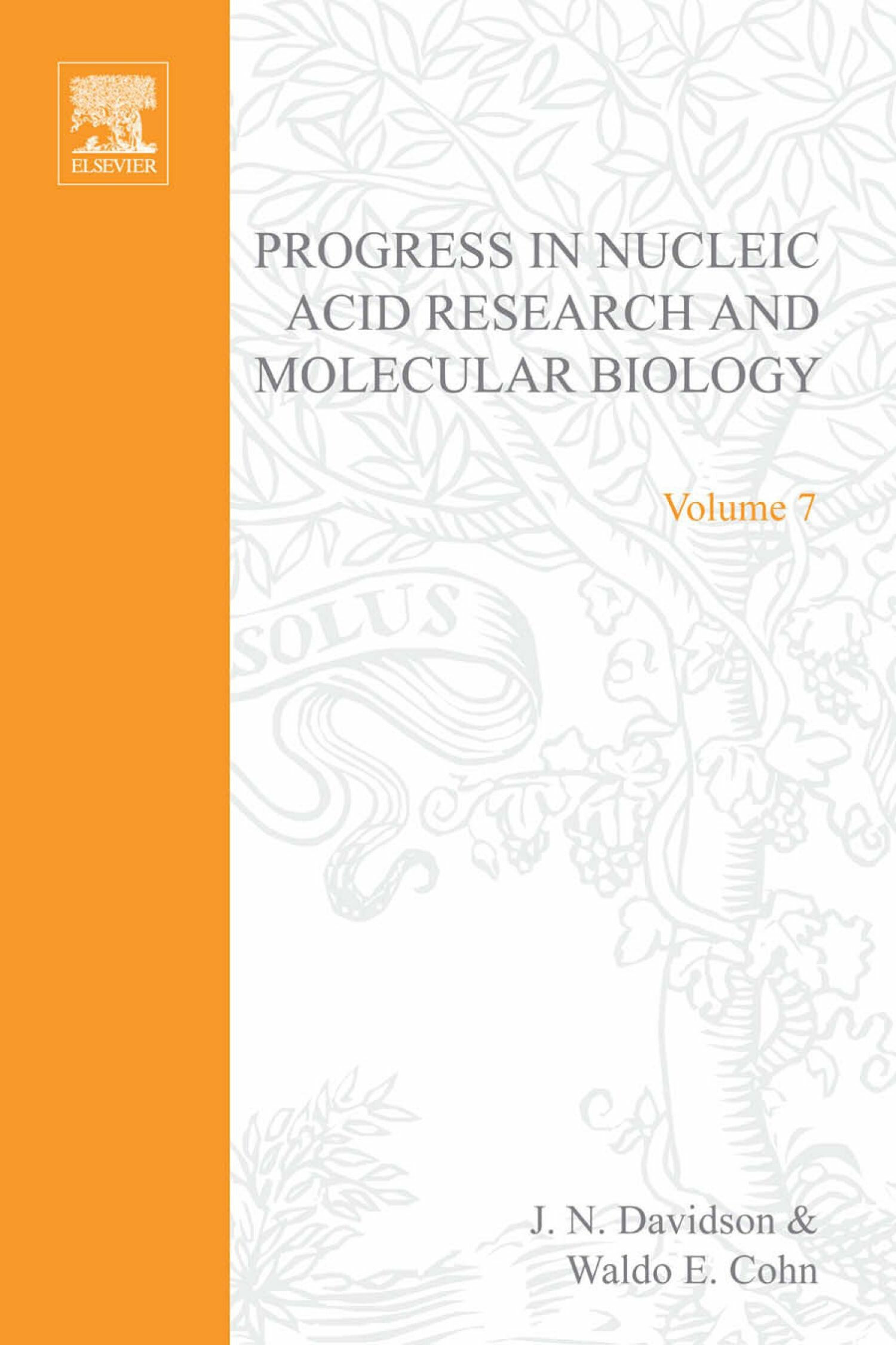 Cover Progress in Nucleic Acid Research and Molecular Biology