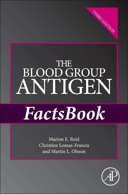 Cover The Blood Group Antigen FactsBook
