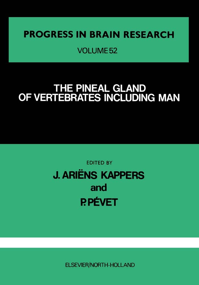 Cover The Pineal Gland of Vertebrates Including Man