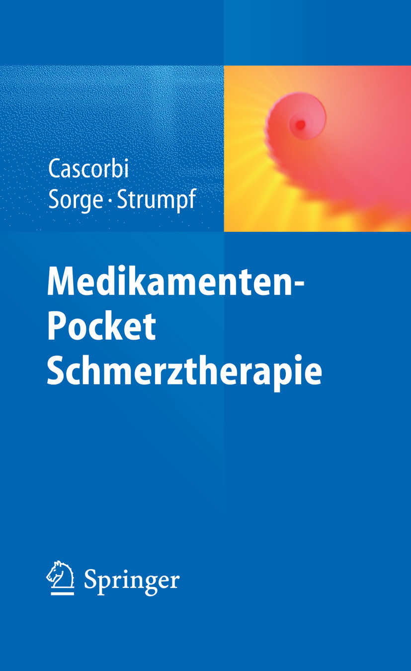 Cover Medikamenten-Pocket Schmerztherapie