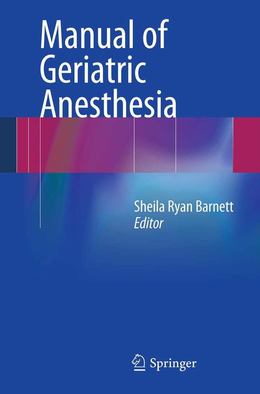 Cover Manual of Geriatric Anesthesia
