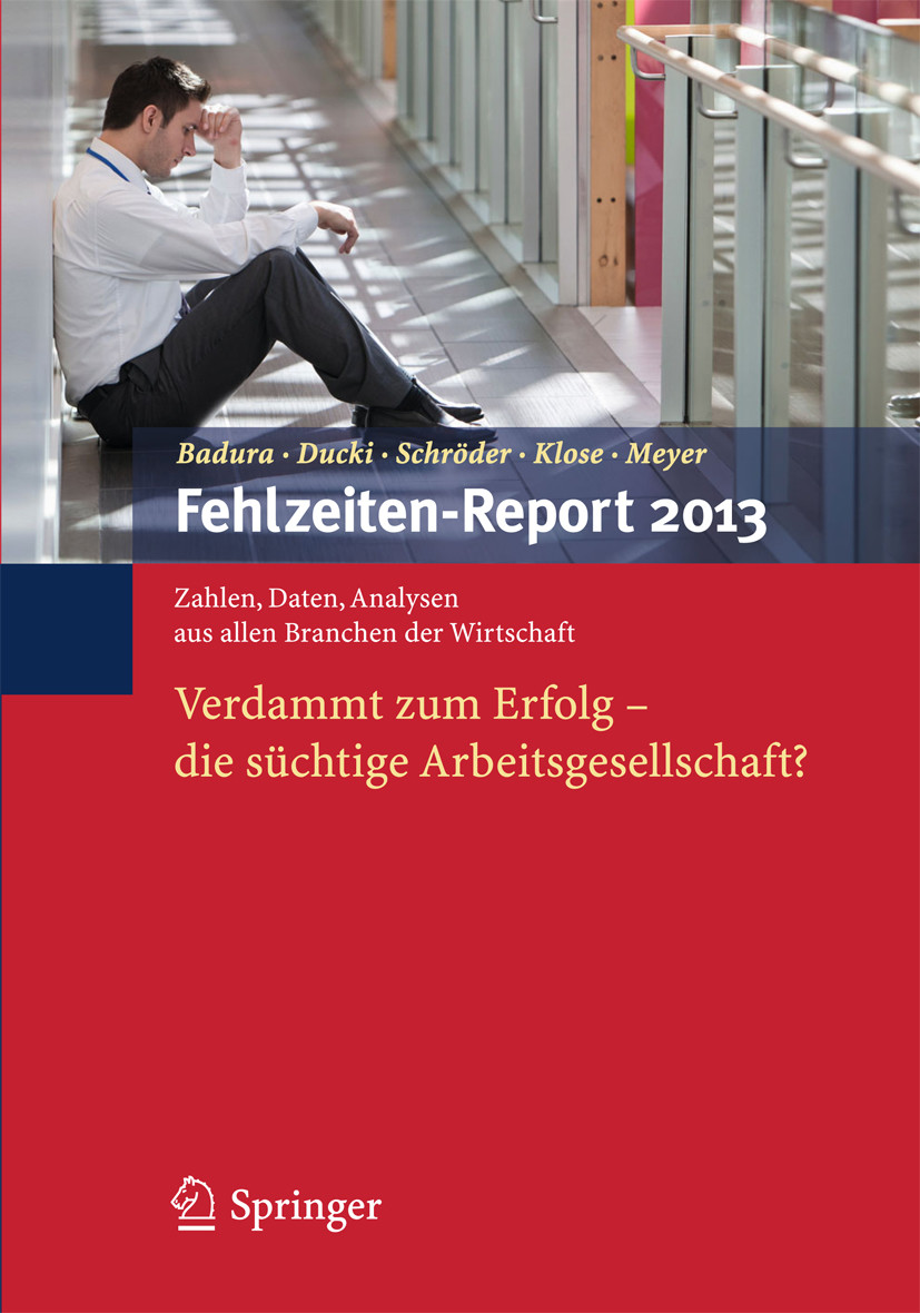Cover Fehlzeiten-Report 2013