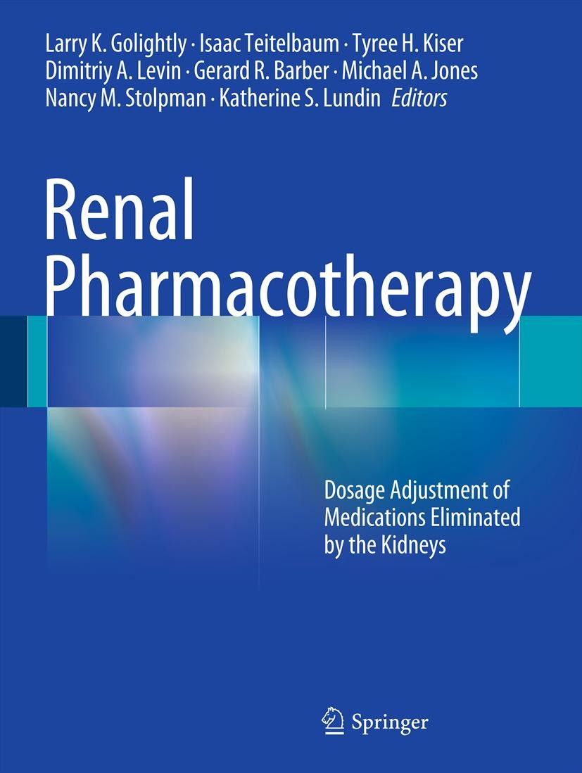 Cover Renal Pharmacotherapy