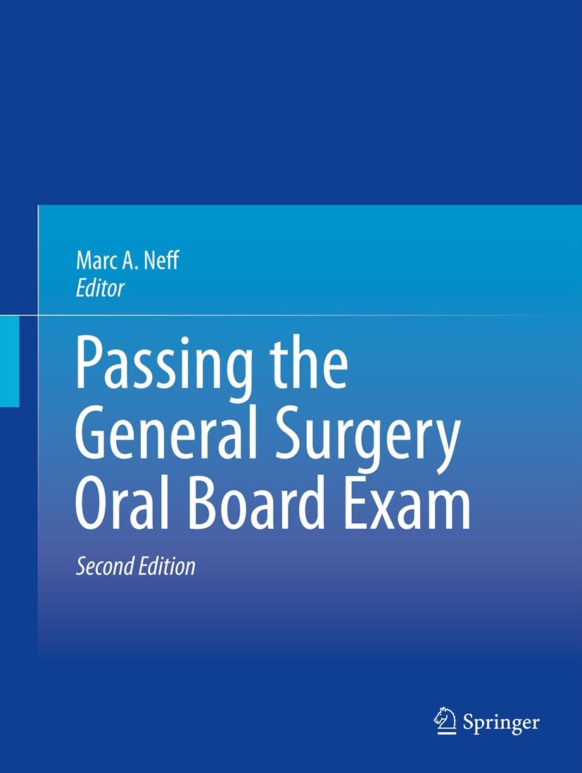 Cover Passing the General Surgery Oral Board Exam