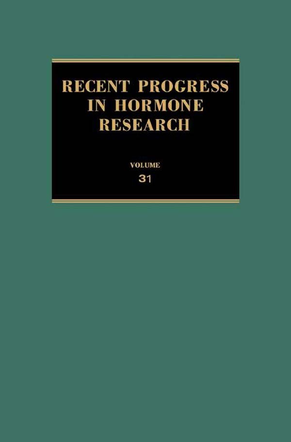 Recent Progress in Hormone Research