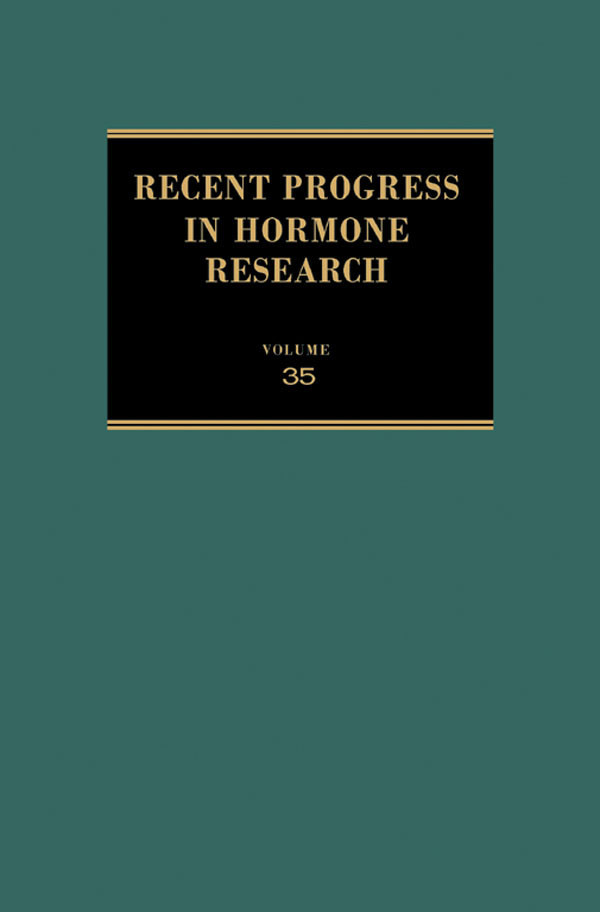 Cover Recent Progress in Hormone Research