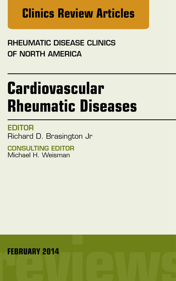 Cover Cardiovascular Rheumatic Diseases, An Issue of Rheumatic Disease Clinics, E-Book