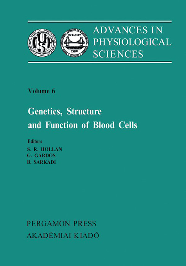 Cover Genetics, Structure and Function of Blood Cells