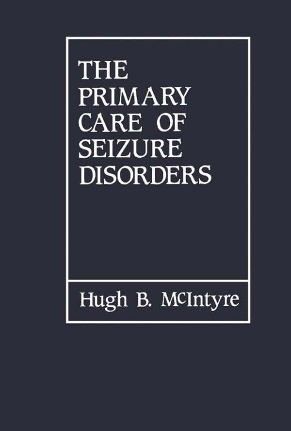 Cover The Primary Care of Seizure Disorders