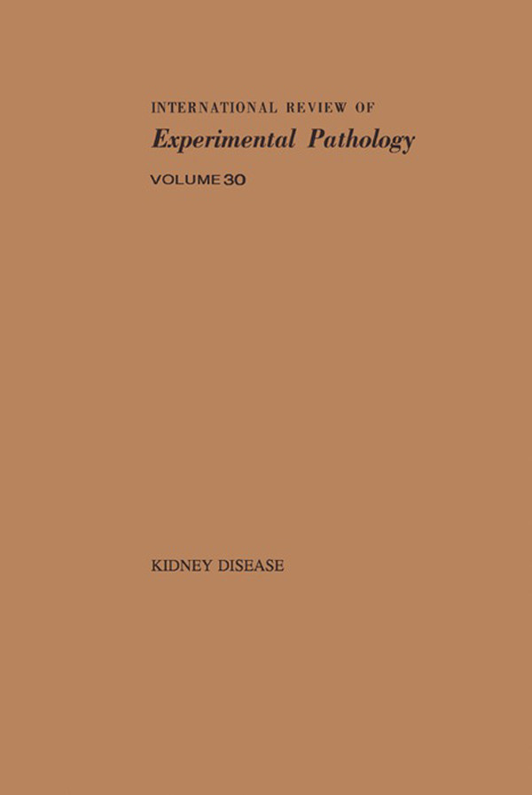 International Review of Experimental Pathology