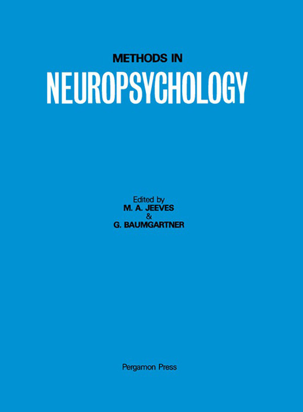 Cover Methods in Neuropsychology