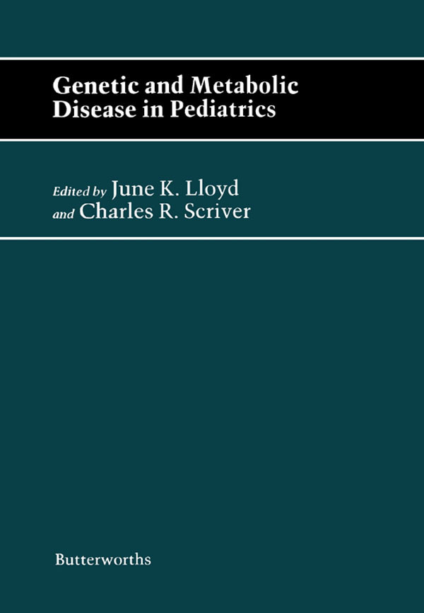 Cover Genetic and Metabolic Disease in Pediatrics