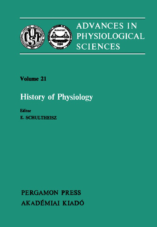 Cover History of Physiology