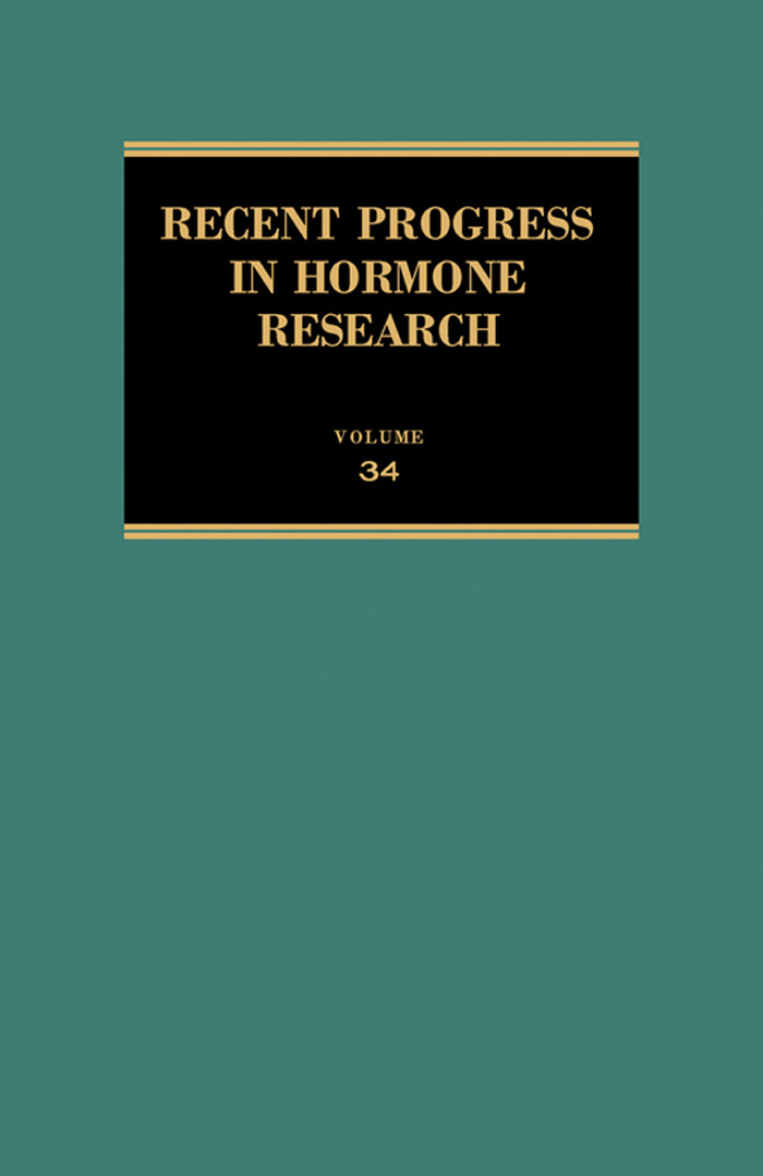 Cover Recent Progress in Hormone Research