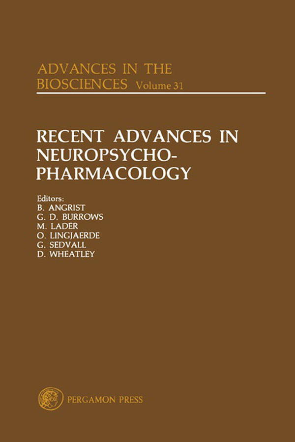 Recent Advances in Neuropsycho-Pharmacology