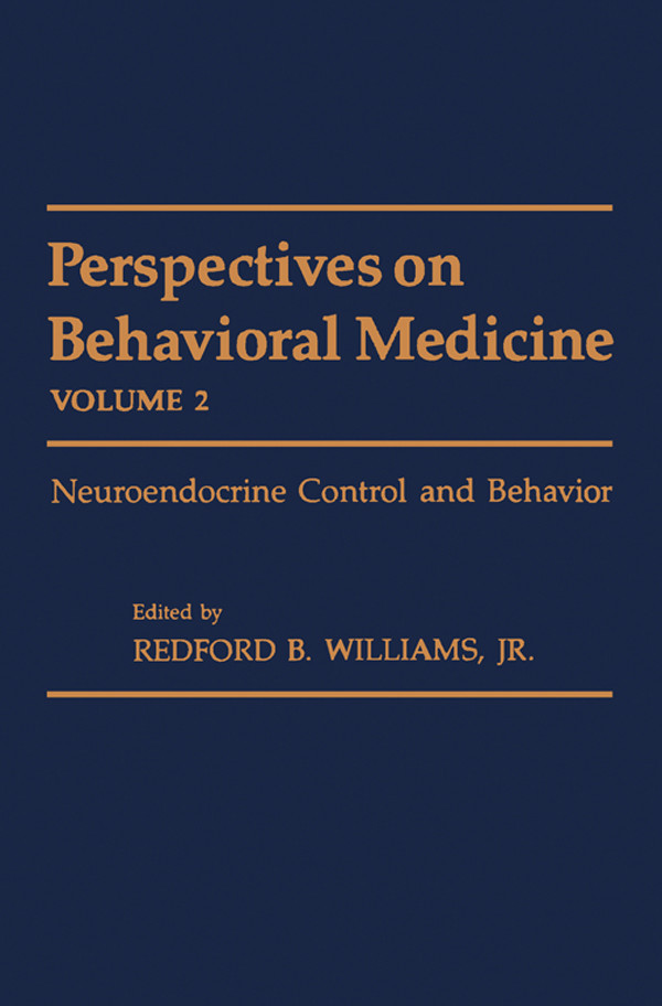 Cover Perspectives on Behavioral Medicine