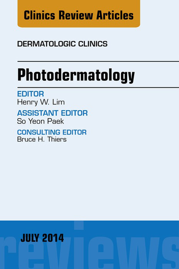 Cover Photodermatology, An Issue of Dermatologic Clinics,