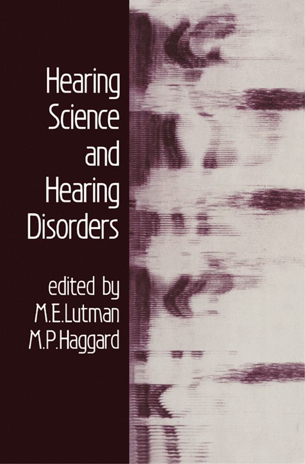 Cover Hearing Science and Hearing Disorders