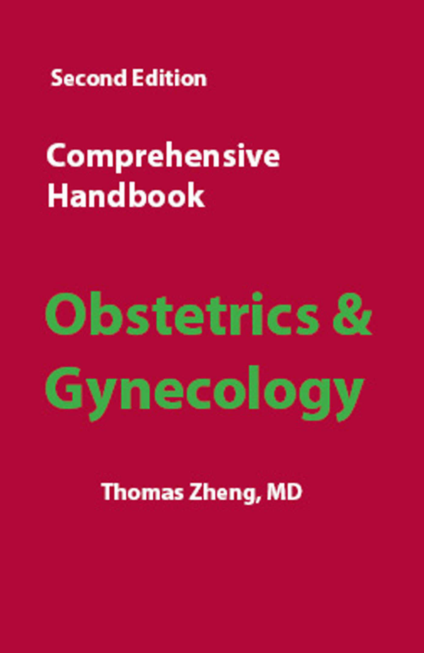 Cover Comprehensive Handbook Obstetrics & Gynecology 2nd Edition