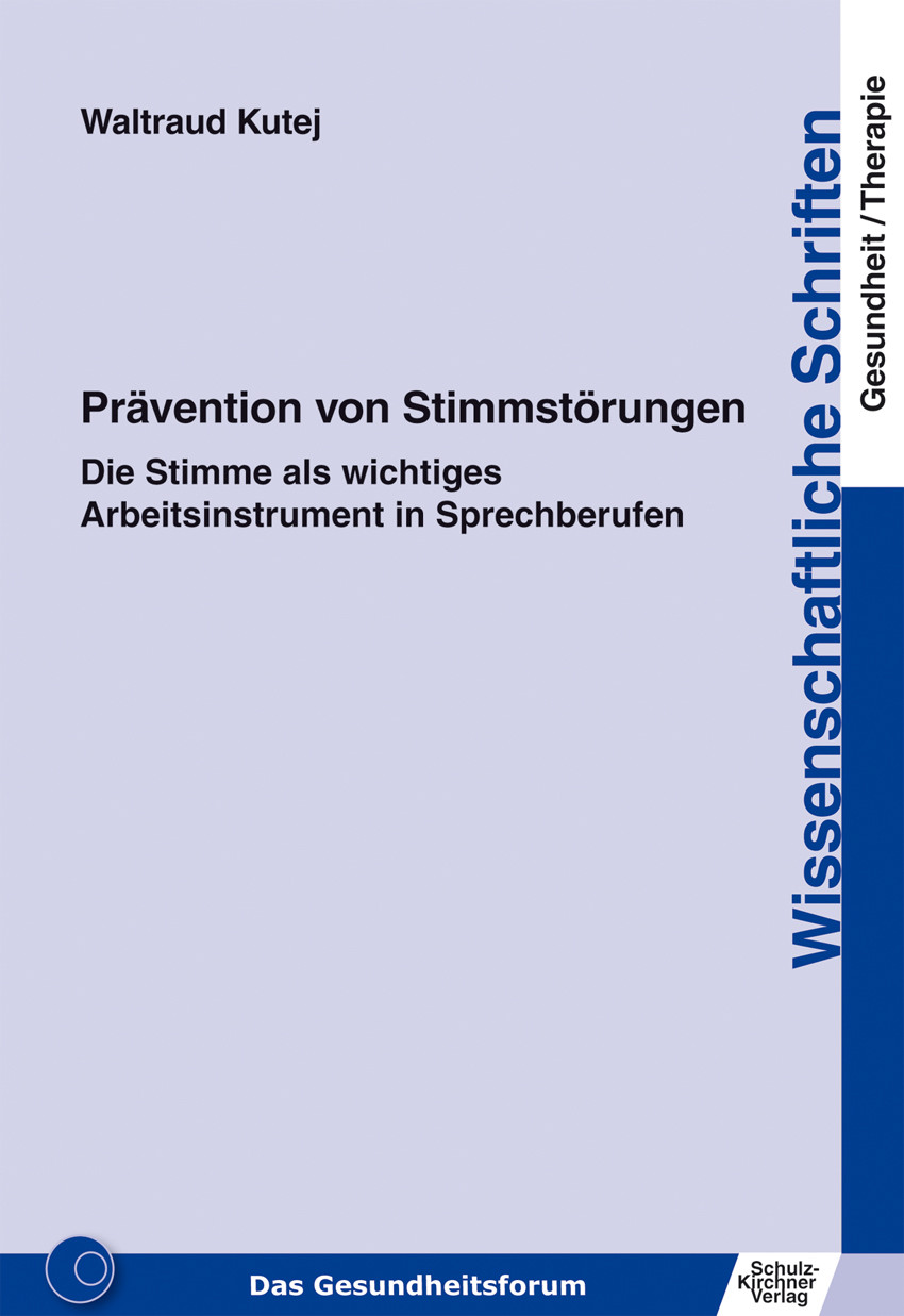 Cover Prävention von Stimmstörungen