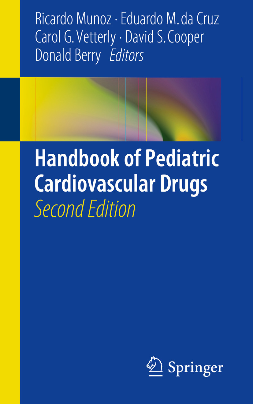 Cover Handbook of Pediatric Cardiovascular Drugs
