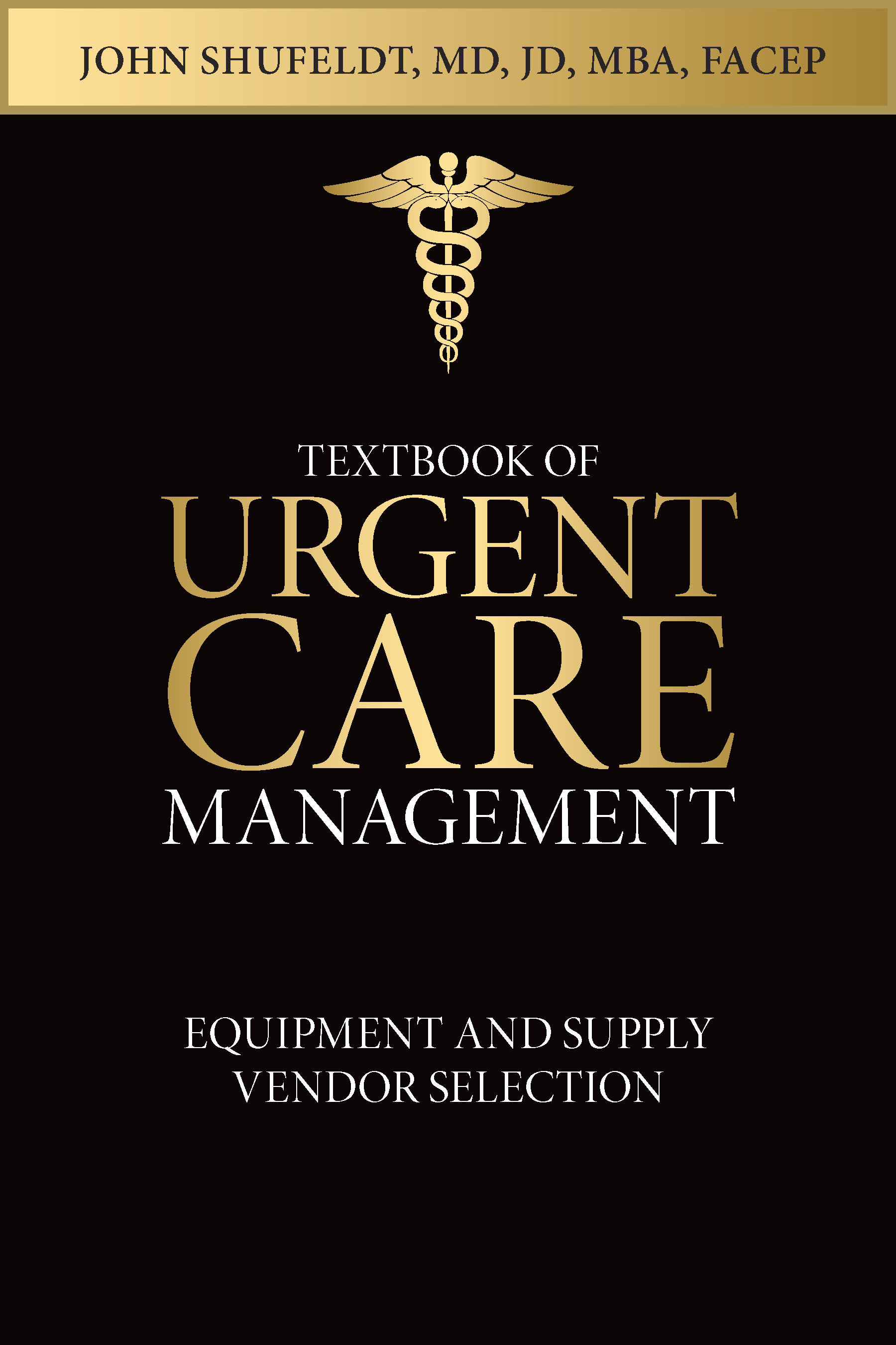 Cover Textbook of Urgent Care Management