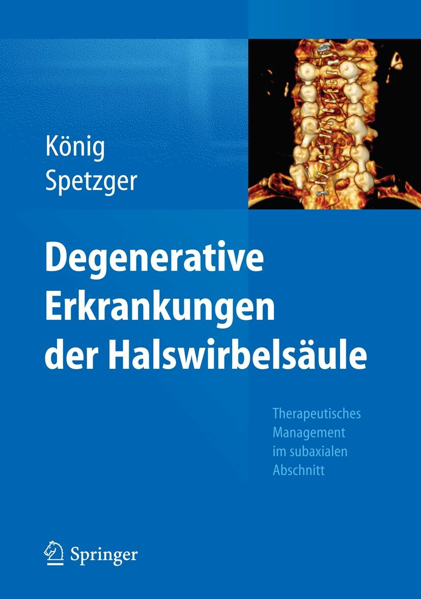 Cover Degenerative Erkrankungen der Halswirbelsäule