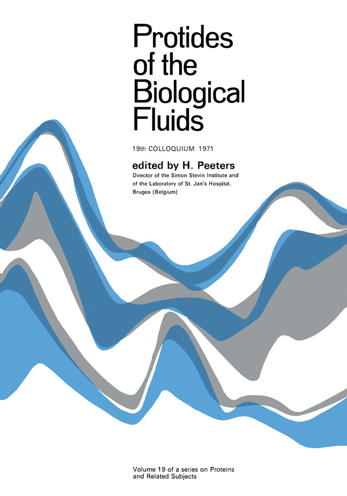 Cover Protides of the Biological Fluids