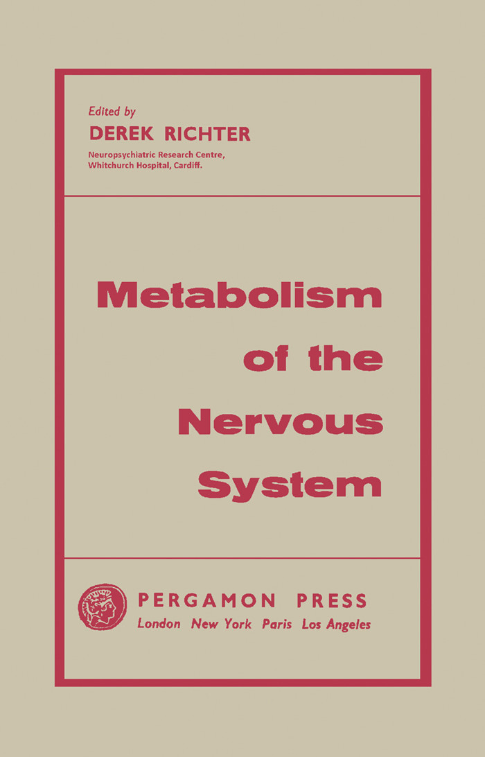 Metabolism of the Nervous System