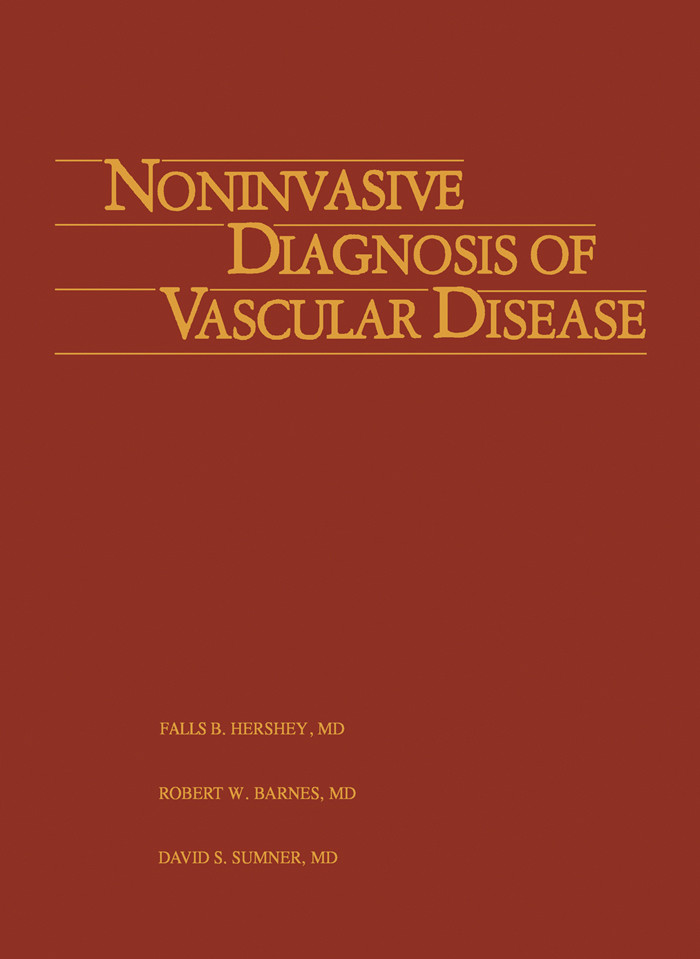 Cover Noninvasive Diagnosis of Vascular Disease