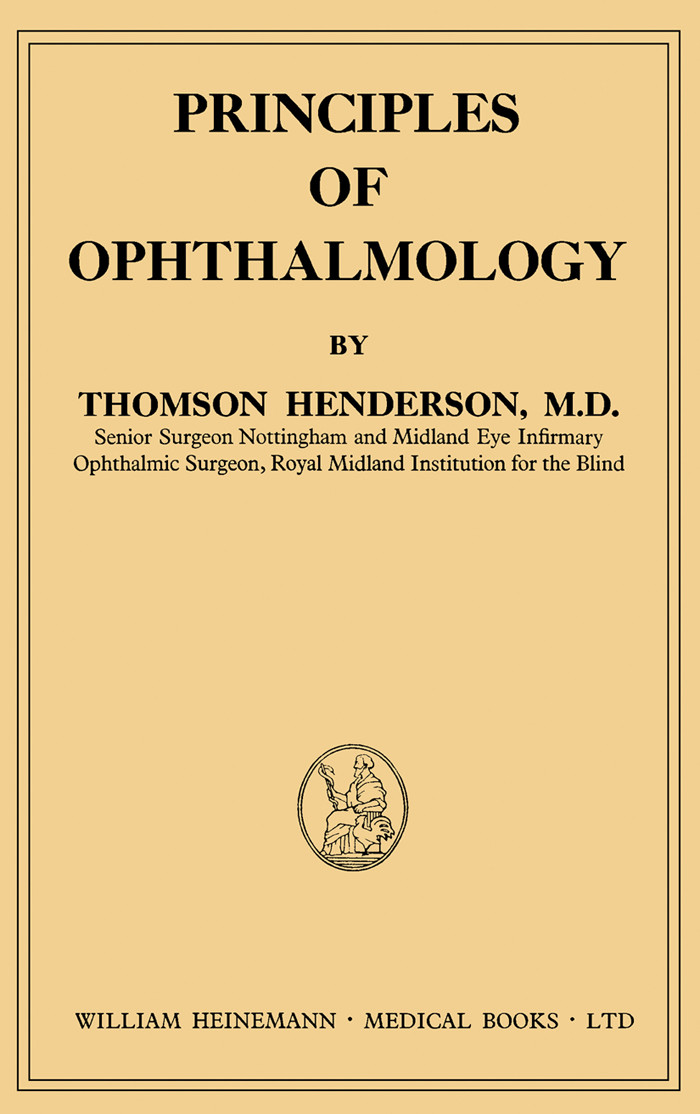 Cover Principles of Ophthalmology