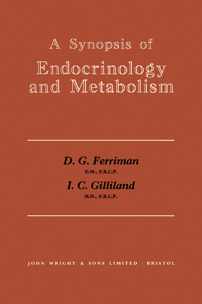 Cover A Synopsis of Endocrinology and Metabolism
