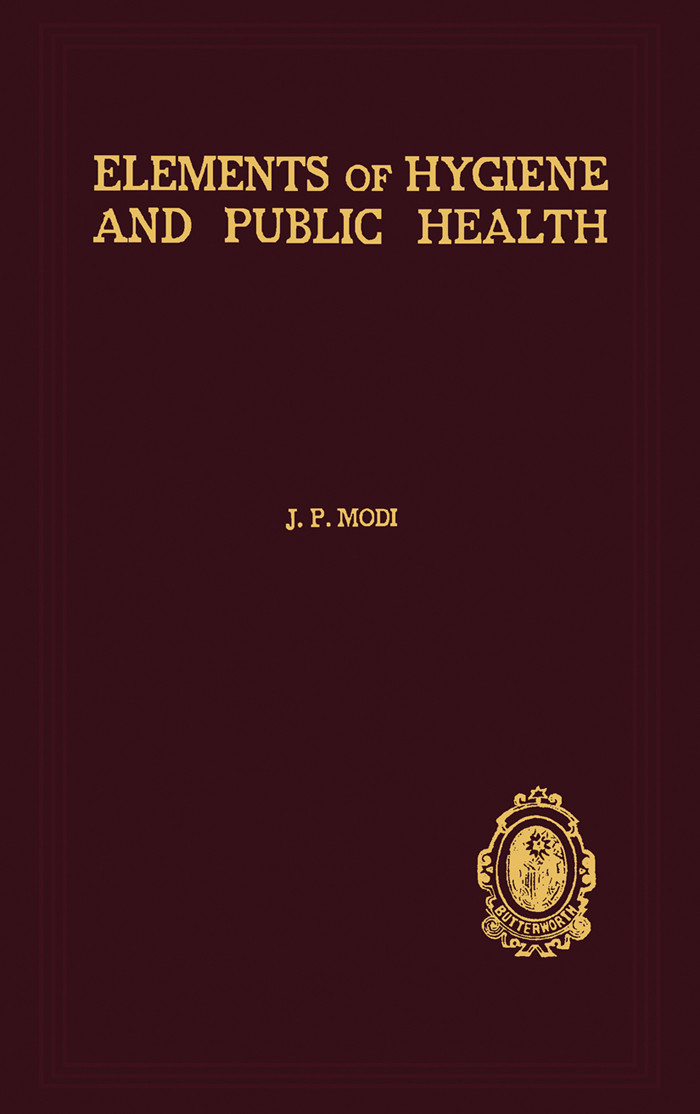 Cover Elements of Hygiene and Public Health