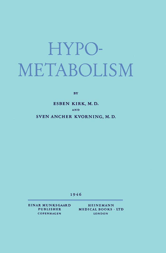 Cover Hypometabolism