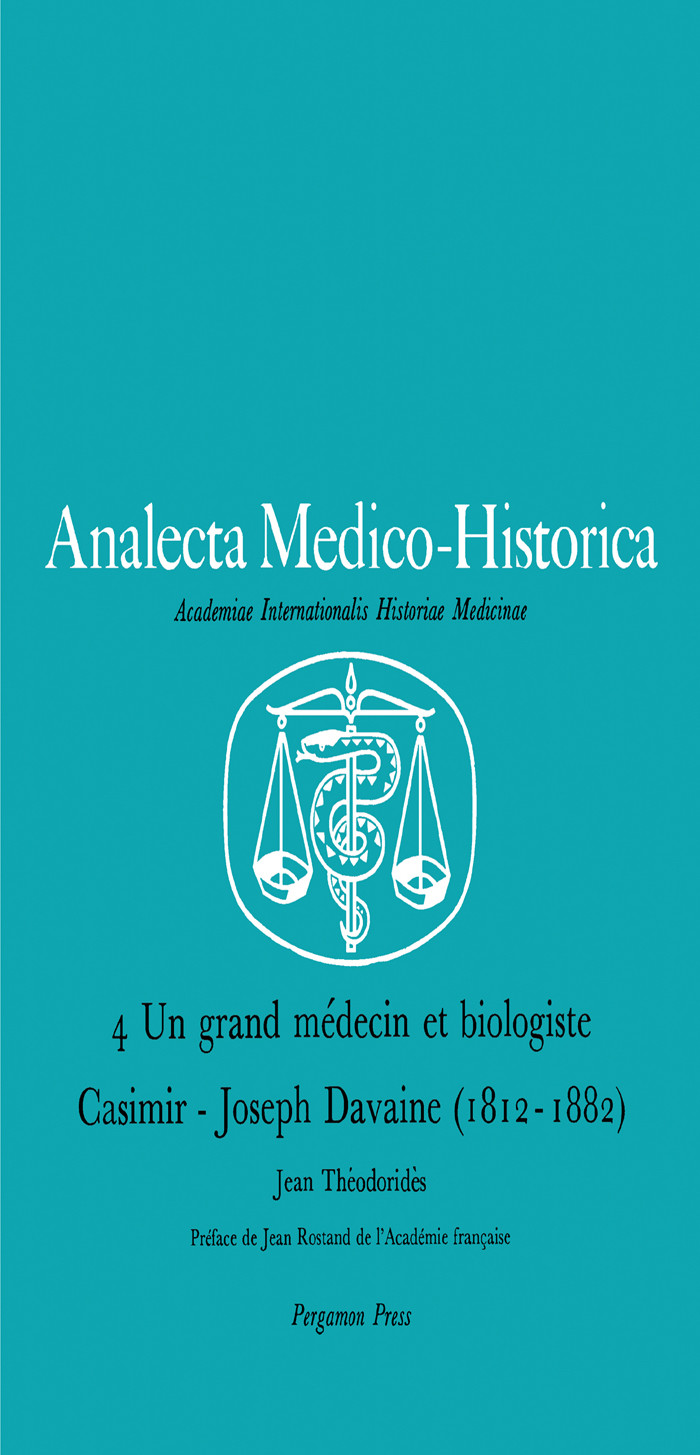 Un Grand Médecin et Biologiste Casimir-Joseph Davaine (1812-1882)