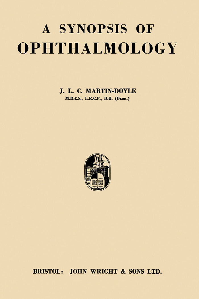 Cover A Synopsis of Ophthalmology