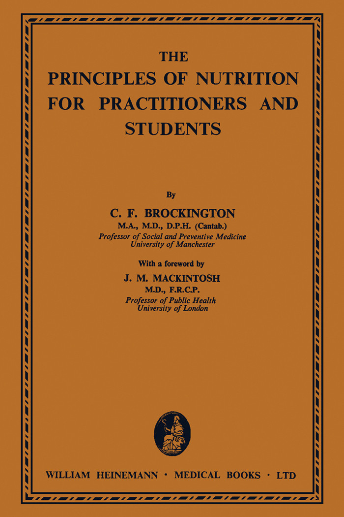 Cover The Principles of Nutrition for Practitioners and Students