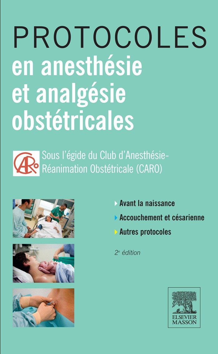 Cover Protocoles en anesthésie et analgésie obstétricales