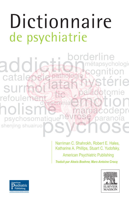 Cover Dictionnaire de psychiatrie