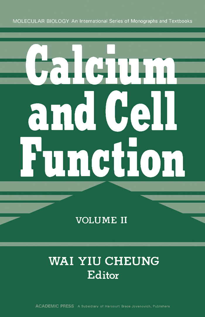 Cover Calcium and Cell Function