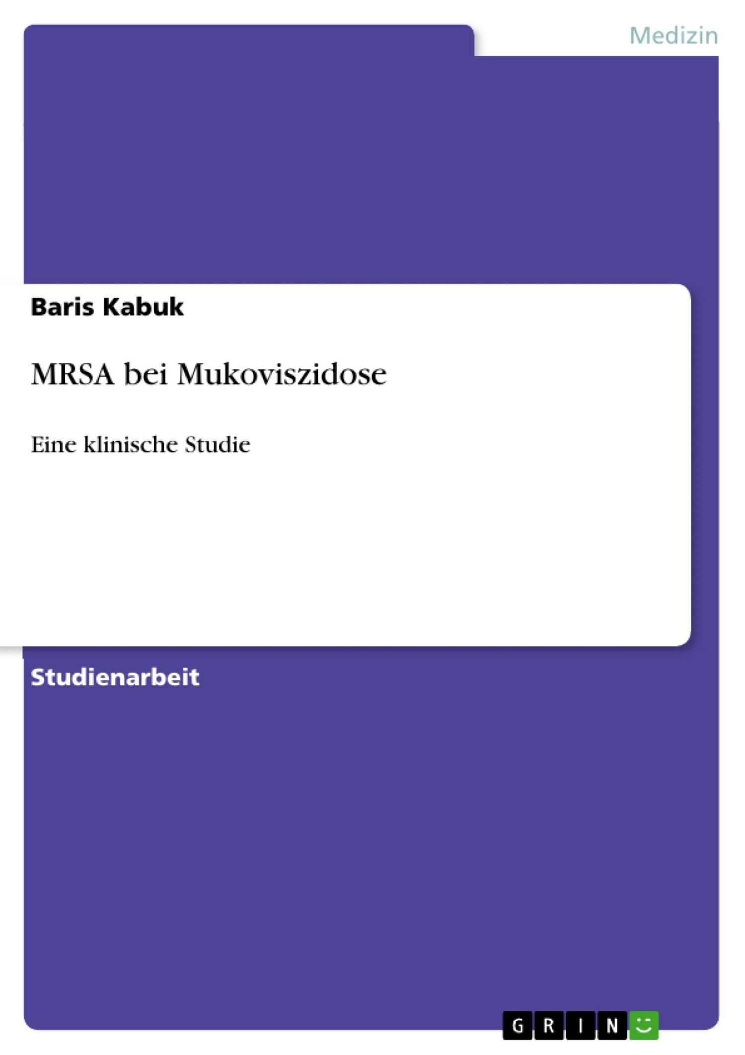 MRSA bei Mukoviszidose